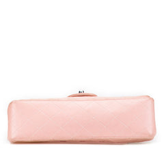 シャネル マトラッセ ダブルフラップ ココマーク チェーン ショルダーバッグ ピンク ラムスキン レディース CHANEL 【中古】