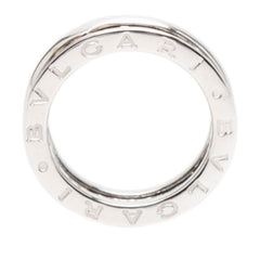 ブルガリ B-zero1 ビーゼロワン リング 指輪 #49 K18WG ホワイトゴールド ダイヤモンド レディース BVLGARI 【中古】