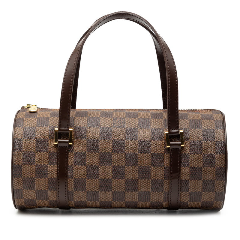 ルイ ヴィトン ダミエ エベヌ パピヨン ショルダーバッグ ハンド N51304 ブラウン PVC レザー レディース LOUIS VUITTON 【中古】