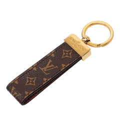 ルイ ヴィトン モノグラム キーホルダー ドラゴンヌ チャーム M65221 ゴールド ブラウン PVC メッキ レディース LOUIS VUITTON 【中古】