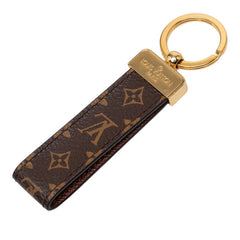 ルイ ヴィトン モノグラム キーホルダー ドラゴンヌ チャーム M65221 ゴールド ブラウン PVC メッキ レディース LOUIS VUITTON 【中古】