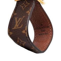ルイ ヴィトン モノグラム キーホルダー ドラゴンヌ チャーム M65221 ゴールド ブラウン PVC メッキ レディース LOUIS VUITTON 【中古】