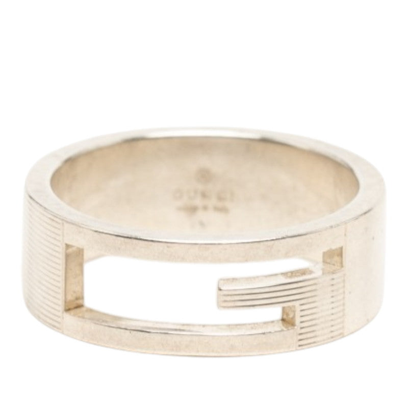 グッチ ブランデッドG リング 指輪 #23 SV925 シルバー メンズ GUCCI 【中古】