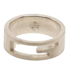 グッチ ブランデッドG リング 指輪 #23 SV925 シルバー メンズ GUCCI 【中古】