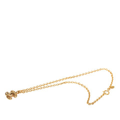 シャネル ココマーク マトラッセ ネックレス ゴールド メッキ レディース CHANEL 【中古】