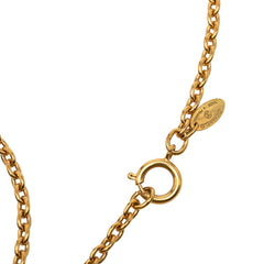 シャネル ココマーク マトラッセ ネックレス ゴールド メッキ レディース CHANEL 【中古】