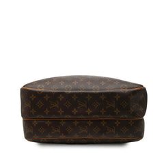 ルイ ヴィトン モノグラム リポーターGM 斜め掛け ショルダーバッグ M45252 ブラウン PVC レザー レディース LOUIS VUITTON 【中古】