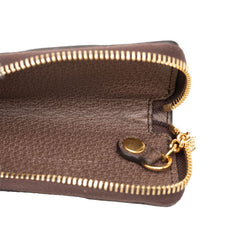 グッチ GGスプリーム シェリーライン オフィディア コインケース 小銭入れ 523157 ベージュ ブラウン PVC レザー レディース GUCCI 【中古】
