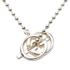 グッチ GGロゴ チェーン ペンダント ネックレス SV925 シルバー レディース GUCCI 【中古】