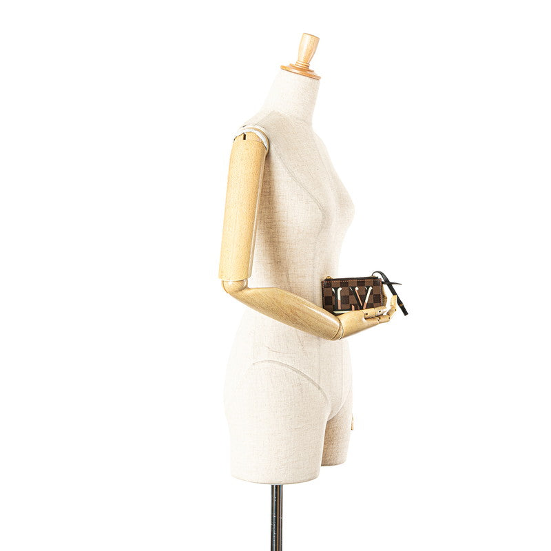 ルイ ヴィトン ダミエ ベルモントNV MM 付属ポーチ ポーチ コインケース N60293 ブラウン マルチカラー PVC レディース LOUIS VUITTON 【中古】