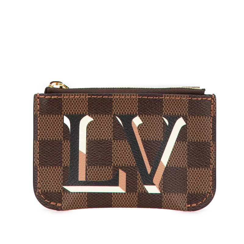 ルイ ヴィトン ダミエ ベルモントNV MM 付属ポーチ ポーチ コインケース N60293 ブラウン マルチカラー PVC レディース LOUIS VUITTON 【中古】