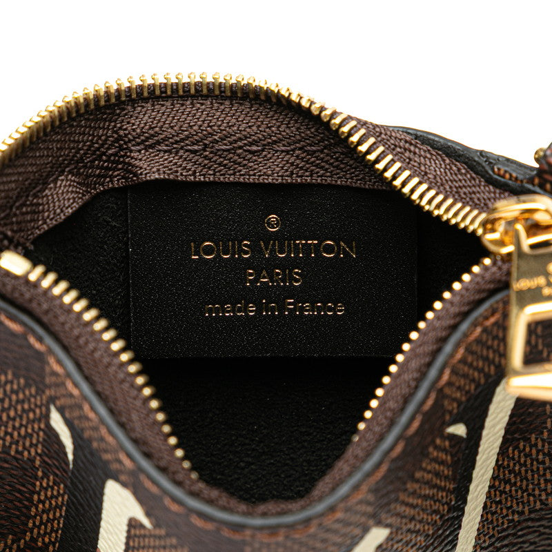 ルイ ヴィトン ダミエ ベルモントNV MM 付属ポーチ ポーチ コインケース N60293 ブラウン マルチカラー PVC レディース LOUIS VUITTON 【中古】