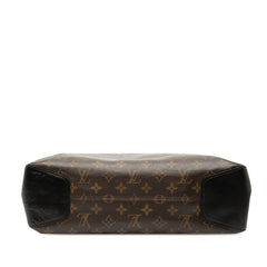 ルイ ヴィトン モノグラム マカサー トーレス ショルダーバッグ M40387 ブラウン ブラック PVC レザー レディース LOUIS VUITTON 【中古】