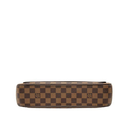 ルイ ヴィトン ダミエ オーバーニュ ショルダーバッグ ワンショルダー N51129 ブラウン PVC レザー レディース LOUIS VUITTON 中古