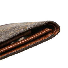 ルイ ヴィトン モノグラム ポルトフォイユ フロリン 二つ折り財布 M60026 ブラウン PVC レザー レディース LOUIS VUITTON 【中古】