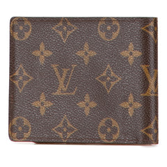 ルイ ヴィトン モノグラム ポルトフォイユ フロリン 二つ折り財布 M60026 ブラウン PVC レザー レディース LOUIS VUITTON 【中古】