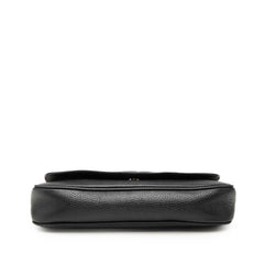 グッチ インターロッキングG ソーホー 斜め掛け チェーン ショルダーバッグ 536224 ブラック レザー レディース GUCCI 【中古】