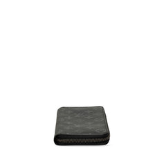 ルイ ヴィトン モノグラム エクリプス ジッピーウォレット ヴェルティカル ラウンドファスナー 長財布 M62295 ブラック グレー PVC レザー メンズ LOUIS VUITTON 中古