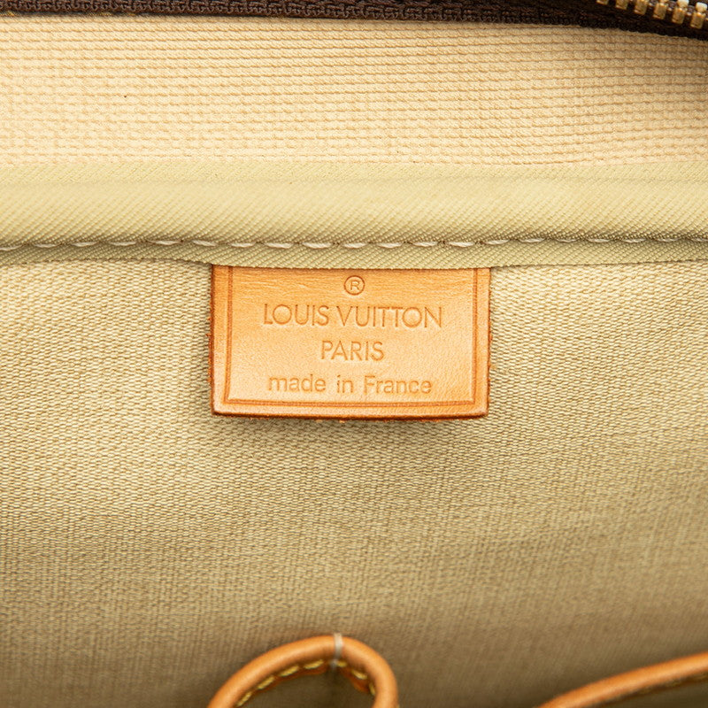ルイ ヴィトン モノグラム ドーヴィル ハンドバッグ M47270 ブラウン PVC レザー レディース LOUIS VUITTON 【中古】