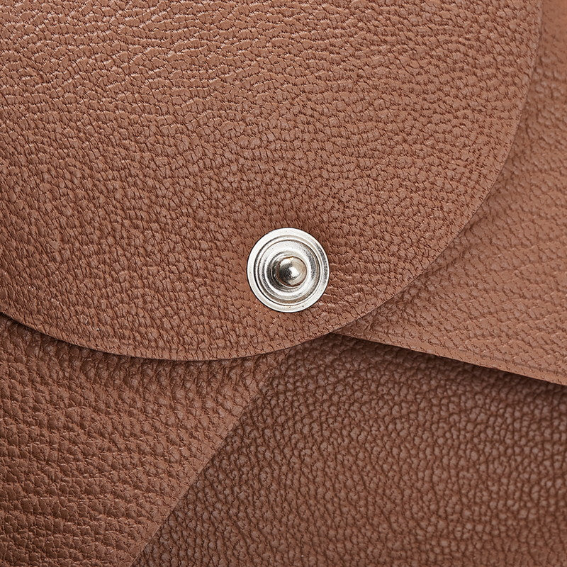 エルメス バスティア コインケース 小銭入れ ケブラコ ブラウン シェーブル レディース HERMES 【中古】