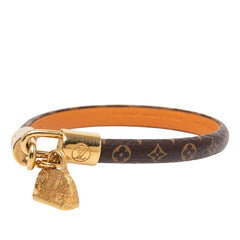 ルイ ヴィトン モノグラム ブラスレ アルマ ブレスレット サイズ：17 M6220 ブラウン PVC レディース LOUIS VUITTON 【中古】