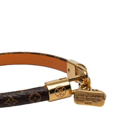 ルイ ヴィトン モノグラム ブラスレ アルマ ブレスレット サイズ：17 M6220 ブラウン PVC レディース LOUIS VUITTON 【中古】