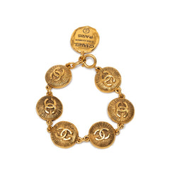 シャネル ココマーク 31 RUE CAMBON ル カンボン ヴィンテージ ブレスレット ゴールド メッキ レディース CHANEL 【中古】