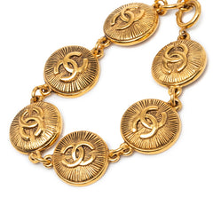 シャネル ココマーク 31 RUE CAMBON ル カンボン ヴィンテージ ブレスレット ゴールド メッキ レディース CHANEL 【中古】