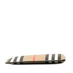 バーバリー チェック コインケース ベージュ マルチカラー PVC レザー レディース BURBERRY 中古