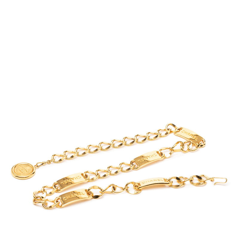 シャネル 31 RUE CAMBON カンボン ヴィンテージ チェーン ベルト ゴールド メッキ レディース CHANEL 【中古】