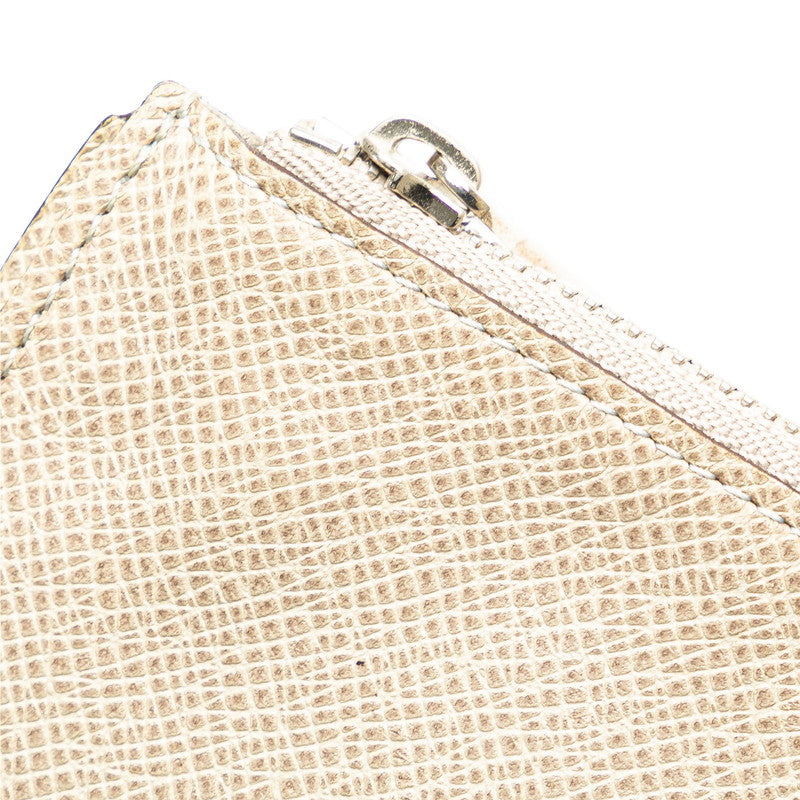 ルイ ヴィトン タイガ ポシェット クレ コインケース M32604 ベージュ レザー レディース LOUIS VUITTON 【中古】