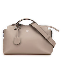 フェンディ バイザウェイ ハンドバッグ ショルダーバッグ 2WAY 8BL146 グレージュ レザー レディース FENDI 【中古】