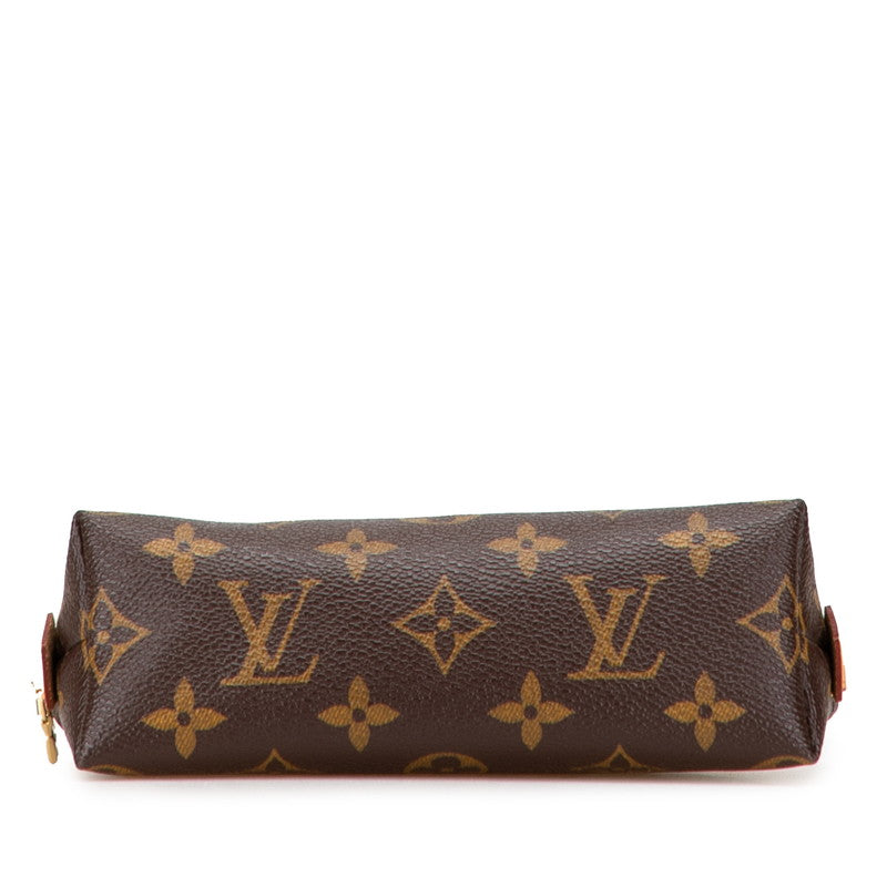 ルイ ヴィトン モノグラム ポシェット コスメティック ポーチ M47515 ブラウン PVC レザー レディース LOUIS VUITTON 【中古】