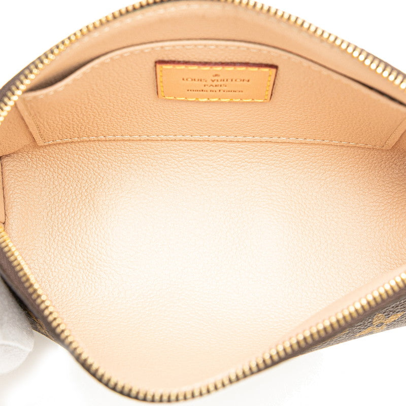 ルイ ヴィトン モノグラム ポシェット コスメティック ポーチ M47515 ブラウン PVC レザー レディース LOUIS VUITTON 【中古】