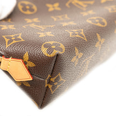 ルイ ヴィトン モノグラム ポシェット コスメティック ポーチ M47515 ブラウン PVC レザー レディース LOUIS VUITTON 【中古】