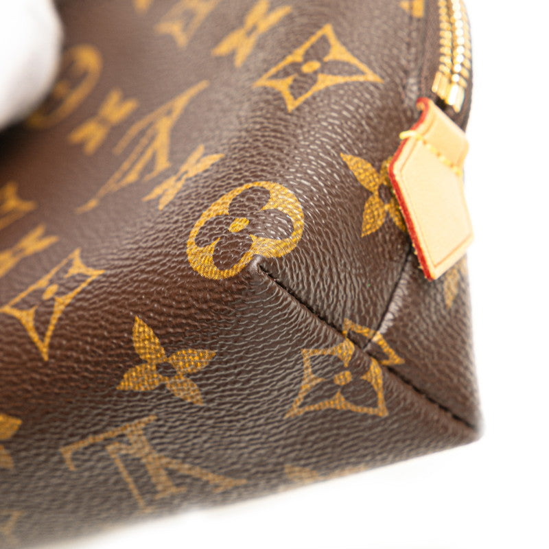 ルイ ヴィトン モノグラム ポシェット コスメティック ポーチ M47515 ブラウン PVC レザー レディース LOUIS VUITTON 【中古】