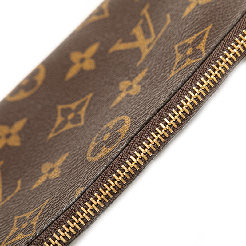 ルイ ヴィトン モノグラム ポシェット コスメティック ポーチ M47515 ブラウン PVC レザー レディース LOUIS VUITTON 【中古】