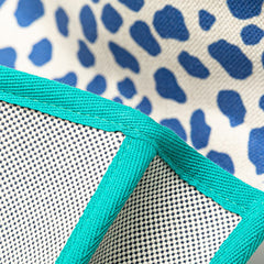 エルメス カルターブル ジャングル リュック バックパック ブルー ブラウン グリーン トワルアッシュ レザー レディース HERMES 【中古】