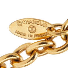 シャネル ココマーク マトラッセ ネックレス ゴールド メッキ レディース CHANEL 【中古】