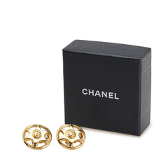 シャネル ヴィンテージ ココマーク スター 星 イヤリング ゴールド メッキ レディース CHANEL 【中古】