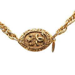 シャネル ココマーク ロングネックレス ゴールド メッキ レディース CHANEL 【中古】
