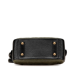 ルイ ヴィトン モノグラム ヴィエンナ クララ ハンドバッグ ショルダーバッグ M95107 ノワール ブラック カーキ レザー レディース LOUIS VUITTON 【中古】