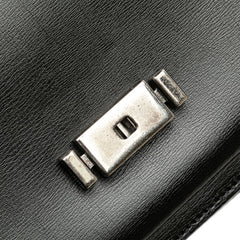 サンローラン ベルシャス ミディアム ハンドバッグ ショルダーバッグ 2WAY 482051 ブラック レザー レディース SAINT LAURENT 【中古】