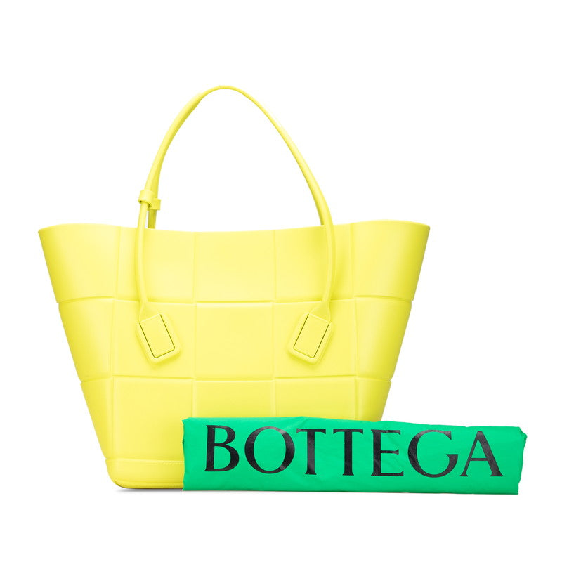 ボッテガヴェネタ ザ アルコ トートバッグ ショルダーバッグ グリーン系 黄緑 ラバー レディース BOTTEGAVENETA 【中古】