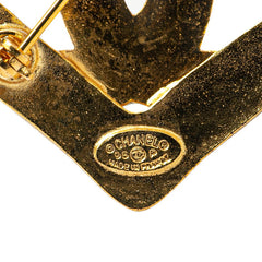 シャネル ヴィンテージ ココマーク ハート ブローチ ゴールド メッキ レディース CHANEL 【中古】