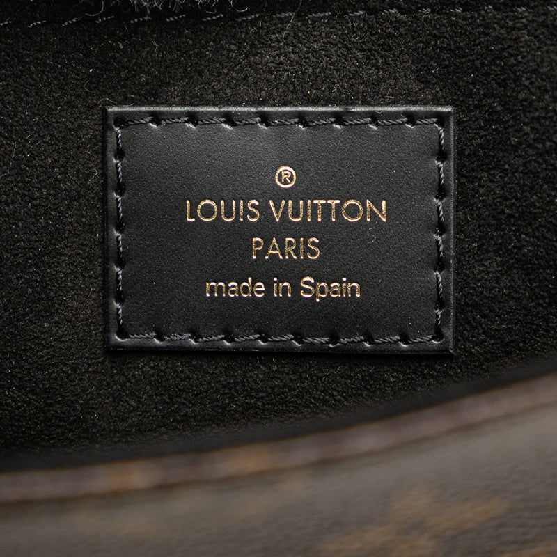 ルイ ヴィトン モノグラム エピ サンミシェル ショルダーバッグ M44030 ノワール ブラウン PVC レザー レディース LOUIS VUITTON 【中古】