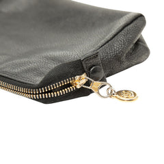 シャネル ココマーク ポーチ ジュエリーケース アクセサリーケース ブラック キャビアスキン レディース CHANEL 【中古】