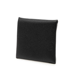 エルメス バスティア コインケース 小銭入れ ブラック ヴォーエプソン レディース HERMES 【中古】