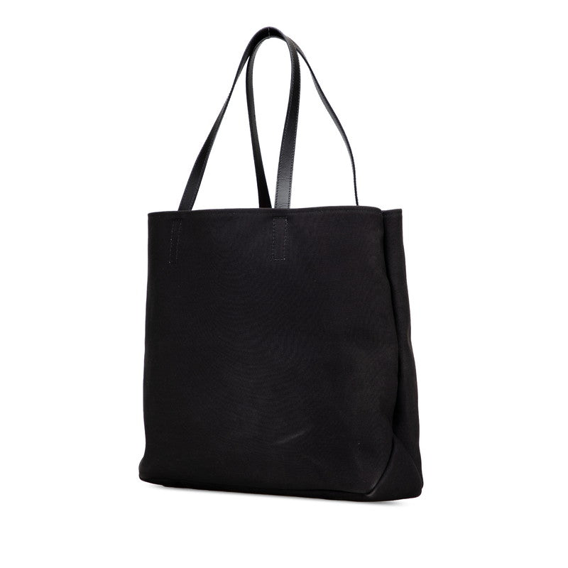 プラダ モンキー トートバッグ ブラック ホワイト オレンジ キャンバス レザー レディース PRADA 【中古】