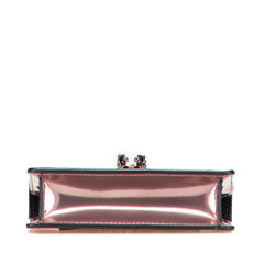 ブルガリ セルペンティ ポーチ ピンク レザー エナメル レディース BVLGARI 【中古】